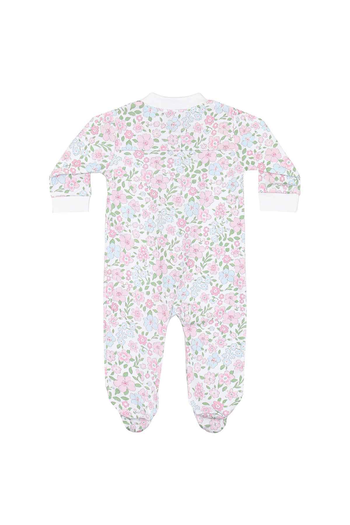 English Garden Zipper Footie