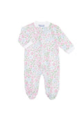English Garden Zipper Footie