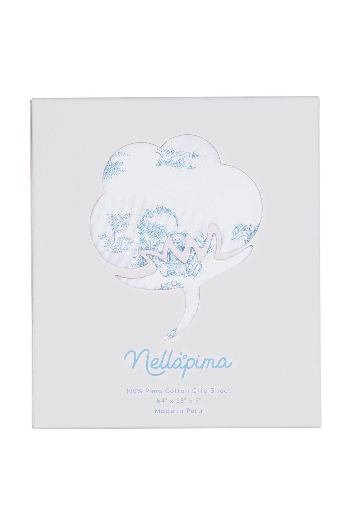 Toile Baby Crib Sheets