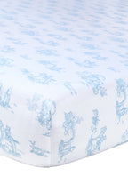 Toile Baby Crib Sheets