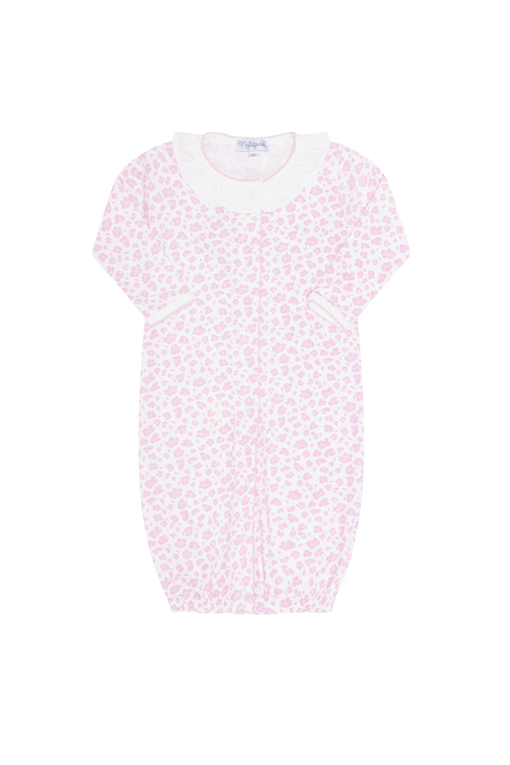 Vestido convertible con estampado de guepardo rosa