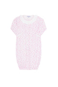 Vestido convertible con estampado de guepardo rosa