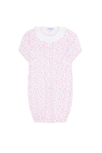 Vestido convertible con estampado de guepardo rosa
