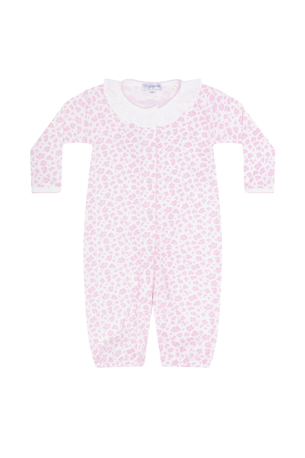 Vestido convertible con estampado de guepardo rosa