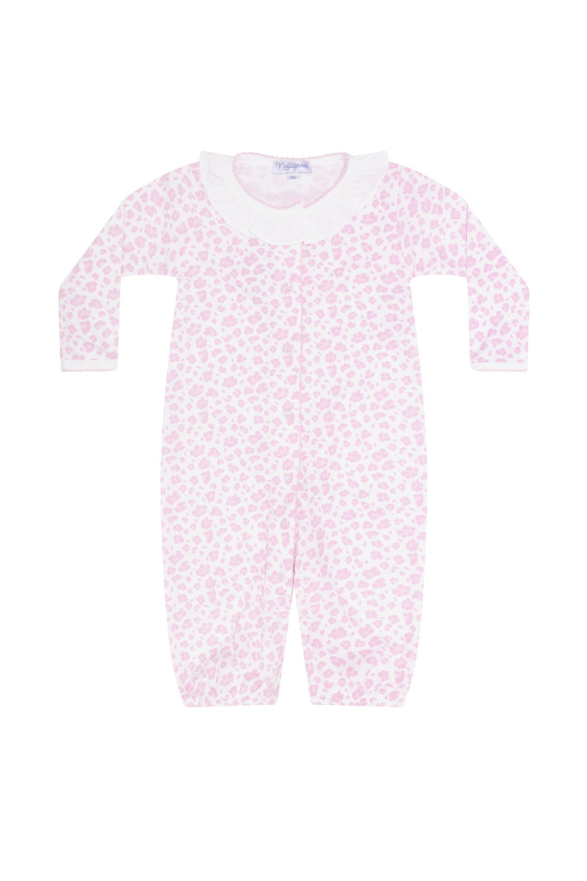 Vestido convertible con estampado de guepardo rosa
