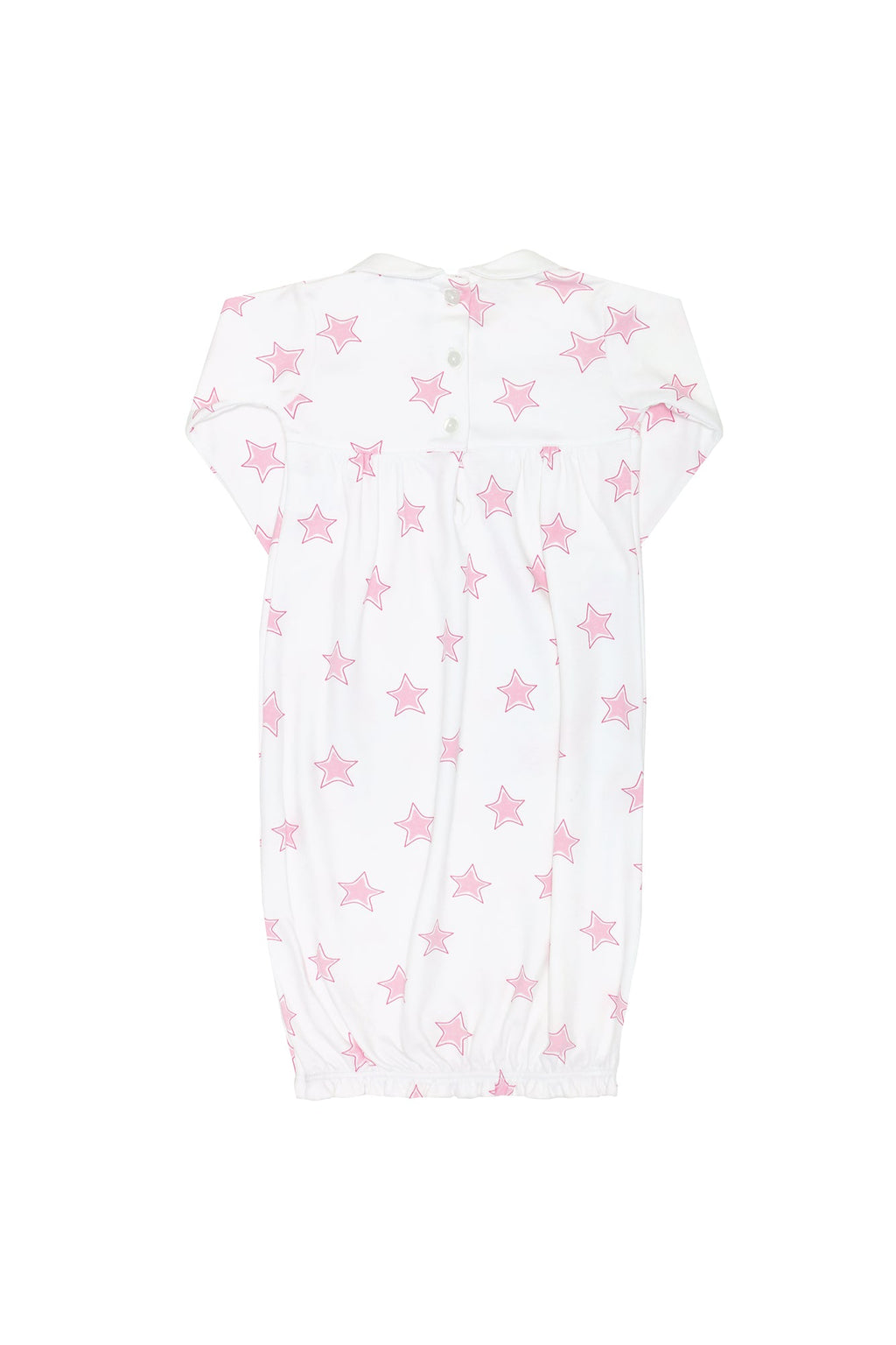 Stars Print Smocked Gown