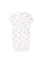 Stars Print Smocked Gown