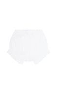 White Baby Bow Bloomer