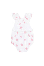 Pink Stars Print Ruffle Bubble