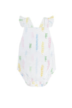 Spirals Print Ruffle Bubble