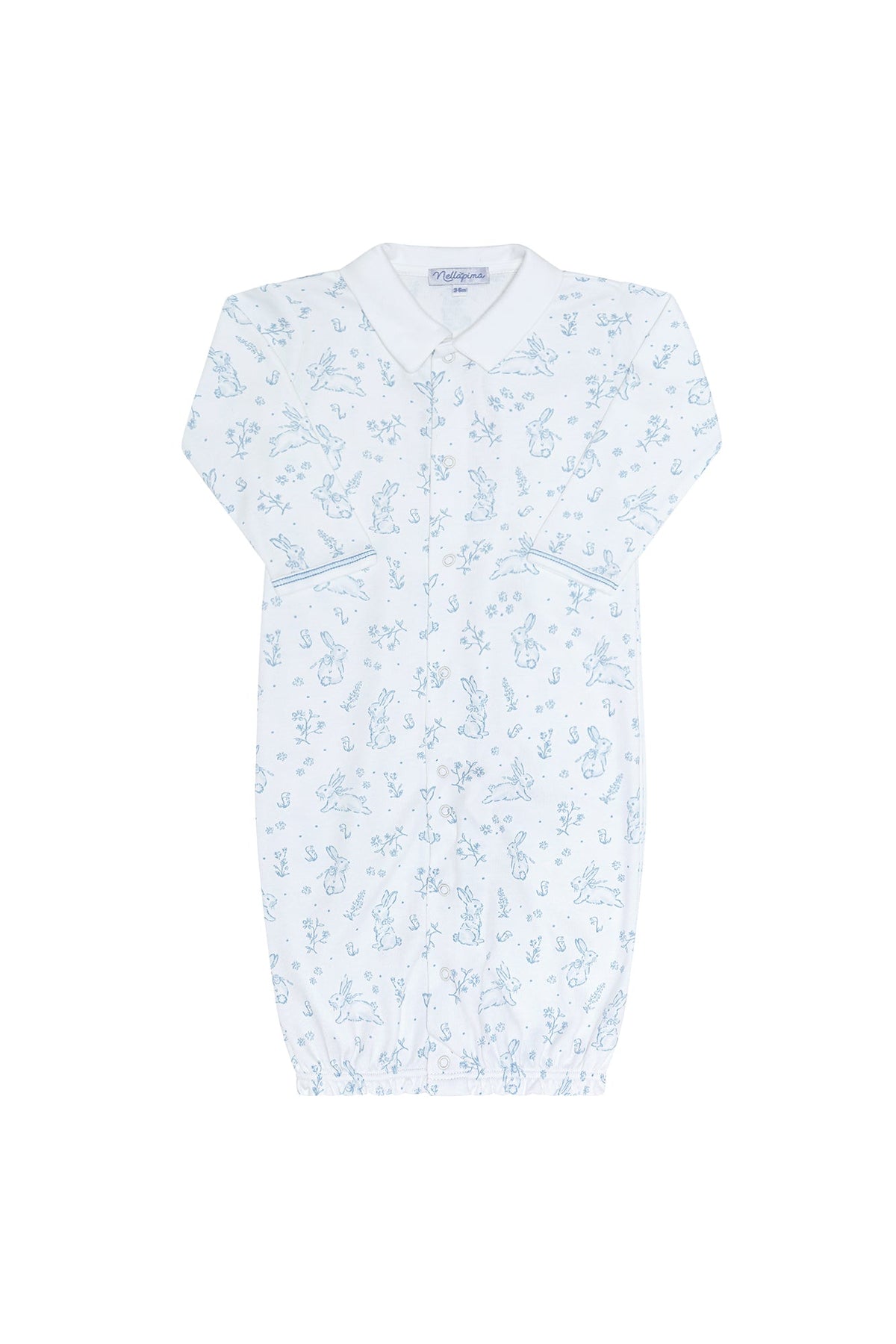 Vestido convertidor con estampado de conejitos (toile)