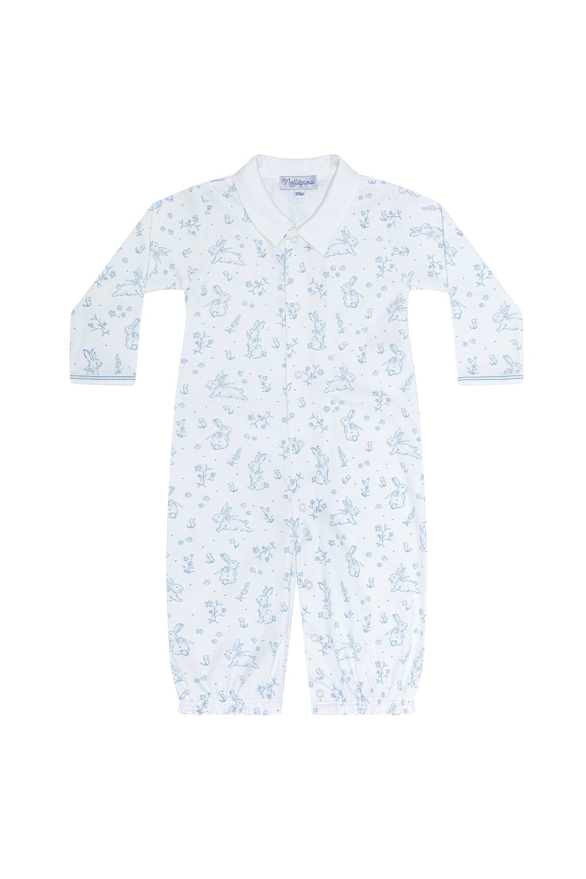 Vestido convertidor con estampado de conejitos (toile)
