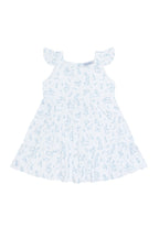 Bunny Toile Ruffle Dress