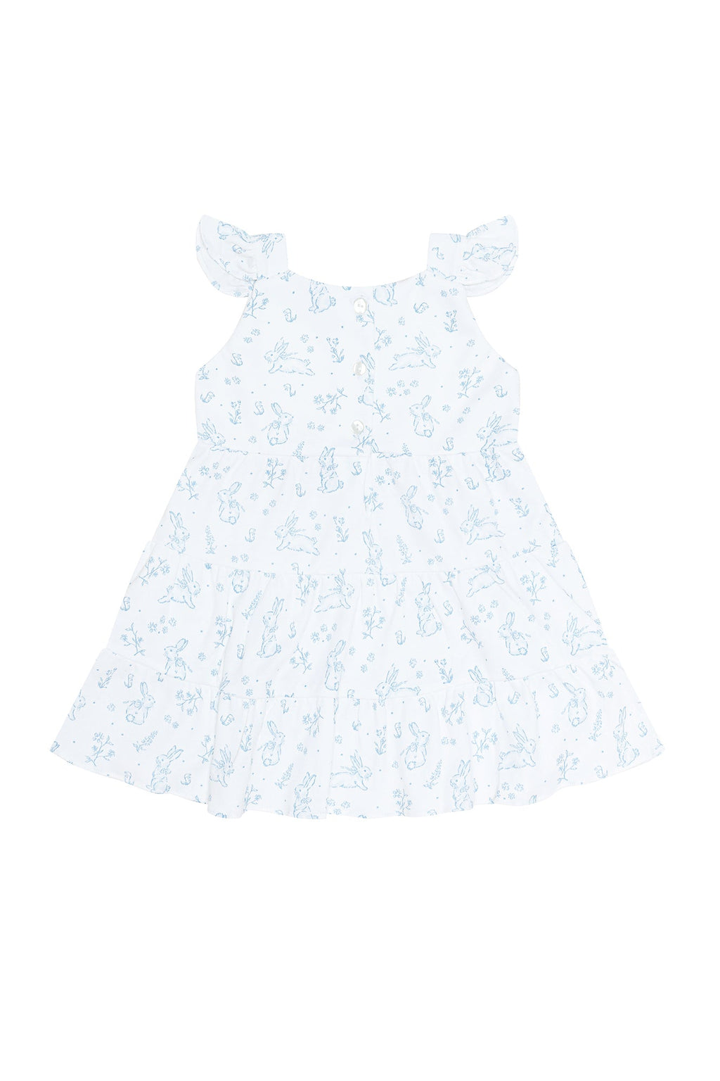 Bunny Toile Ruffle Dress