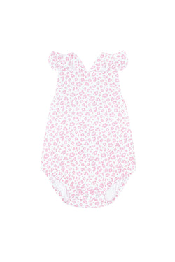 Pink Cheetah Print Ruffle Bubble
