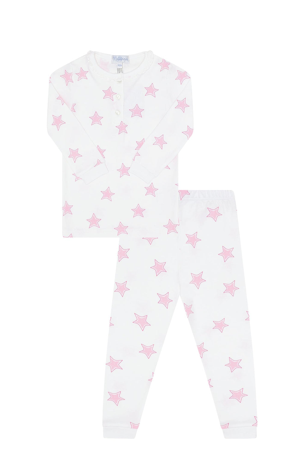 Pink Stars Print Pajama
