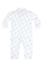 Puppy Love Print Romper long sleeve