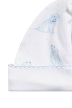 Blue Puppy Love Print Hat