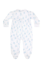 Puppy Love Print Smocked Footie