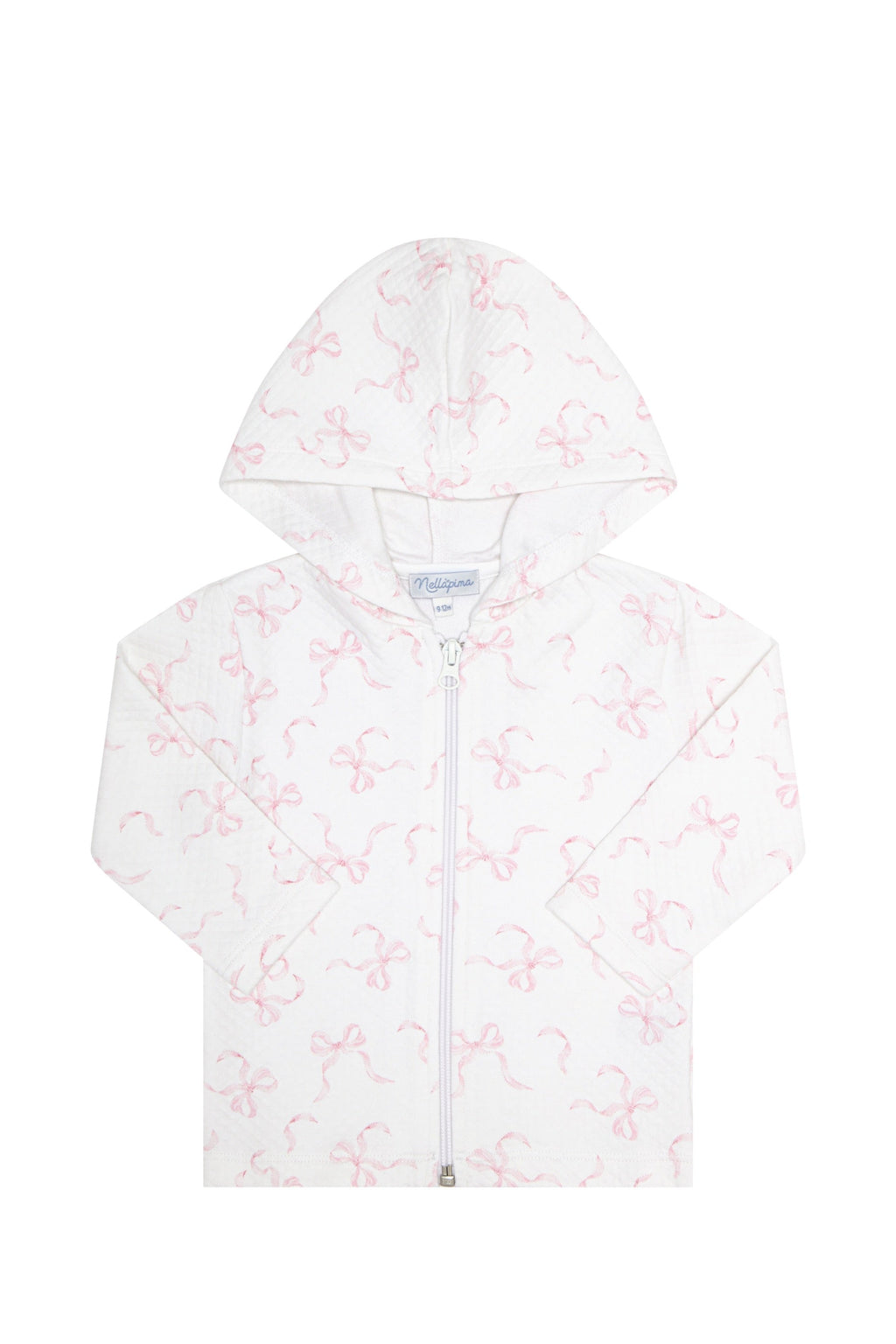 Charming Bows Print Jacquard Jacket
