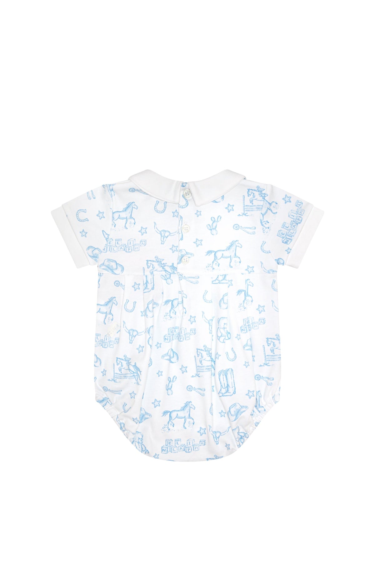 Blue Lone Star Toile Bubble