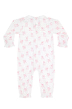 Puppy Love Print Romper long sleeve