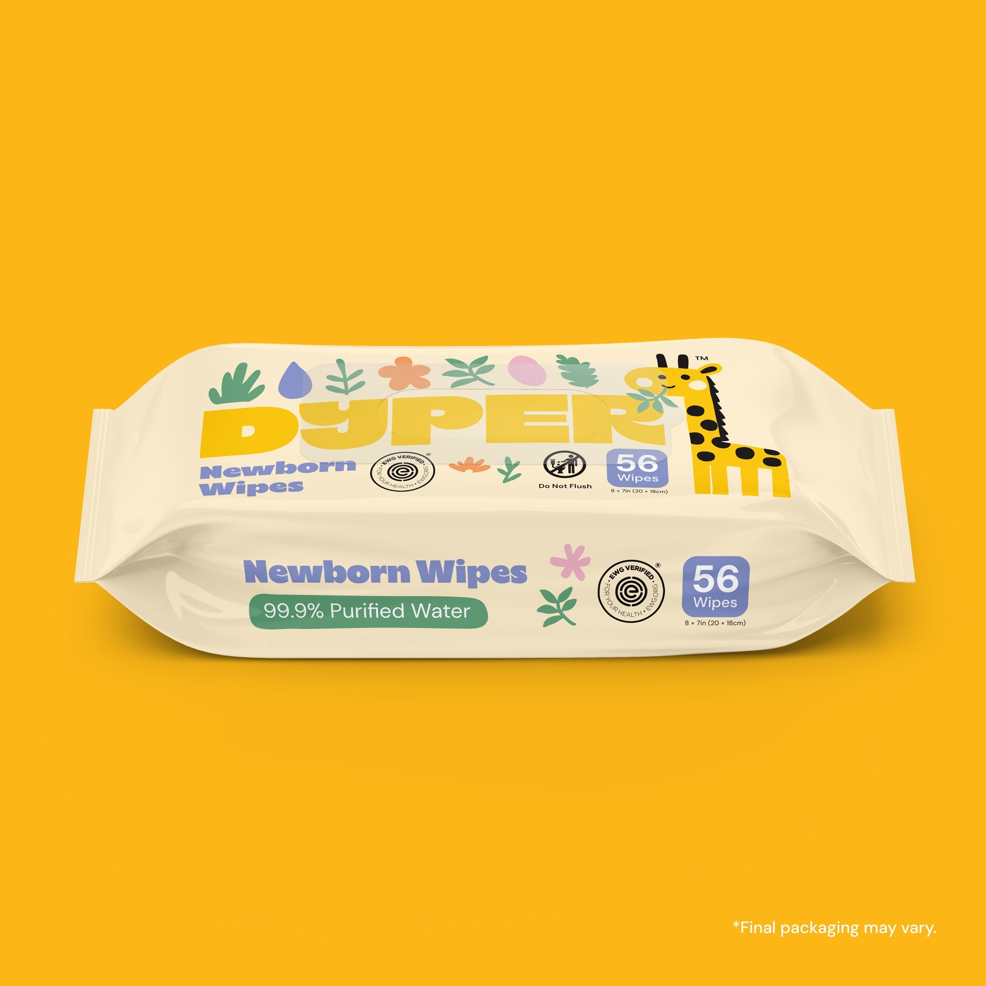 EWG Verified 99.9% Water Wipes