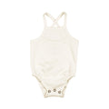 Buttercream | Organic Criss-Cross Bodysuit