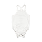 White | Organic Criss-Cross Bodysuit