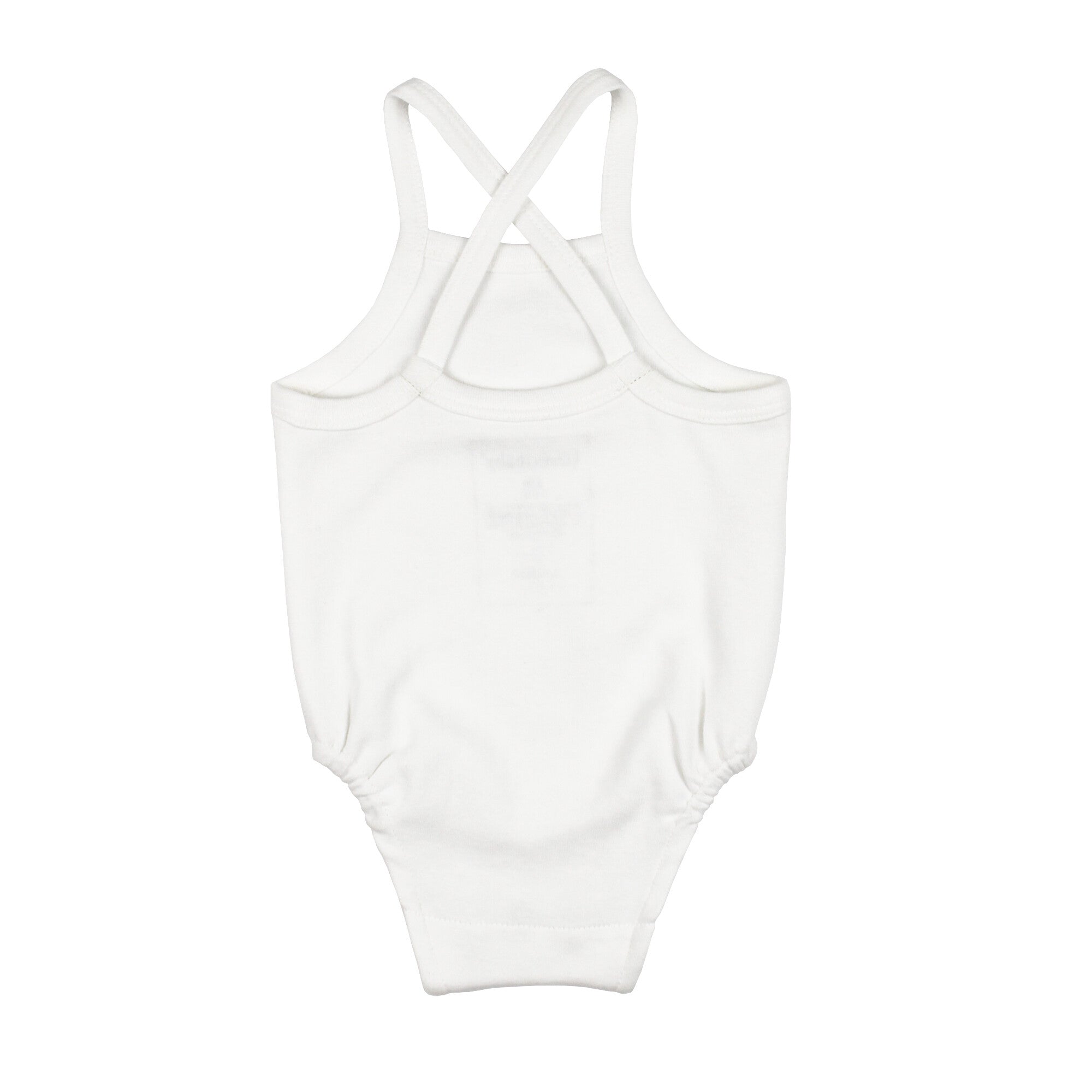 White | Organic Criss-Cross Bodysuit