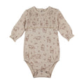 Organic Smocked Chest Bodysuit