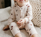 Organic Hooded Zipper Romper