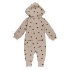 Organic Hooded Zipper Romper
