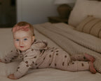 Organic Hooded Zipper Romper