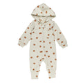 Organic Hooded Zipper Romper