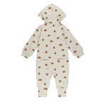 Organic Hooded Zipper Romper