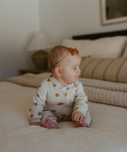 Organic Hooded Zipper Romper