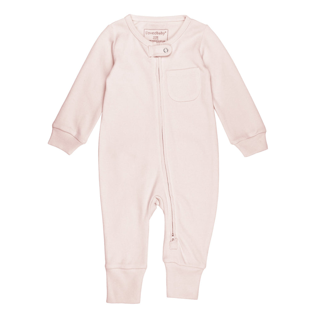 Blush | Organic Zipper Romper