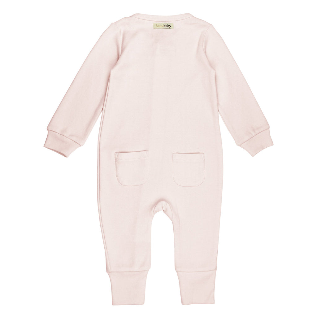 Blush | Organic Zipper Romper