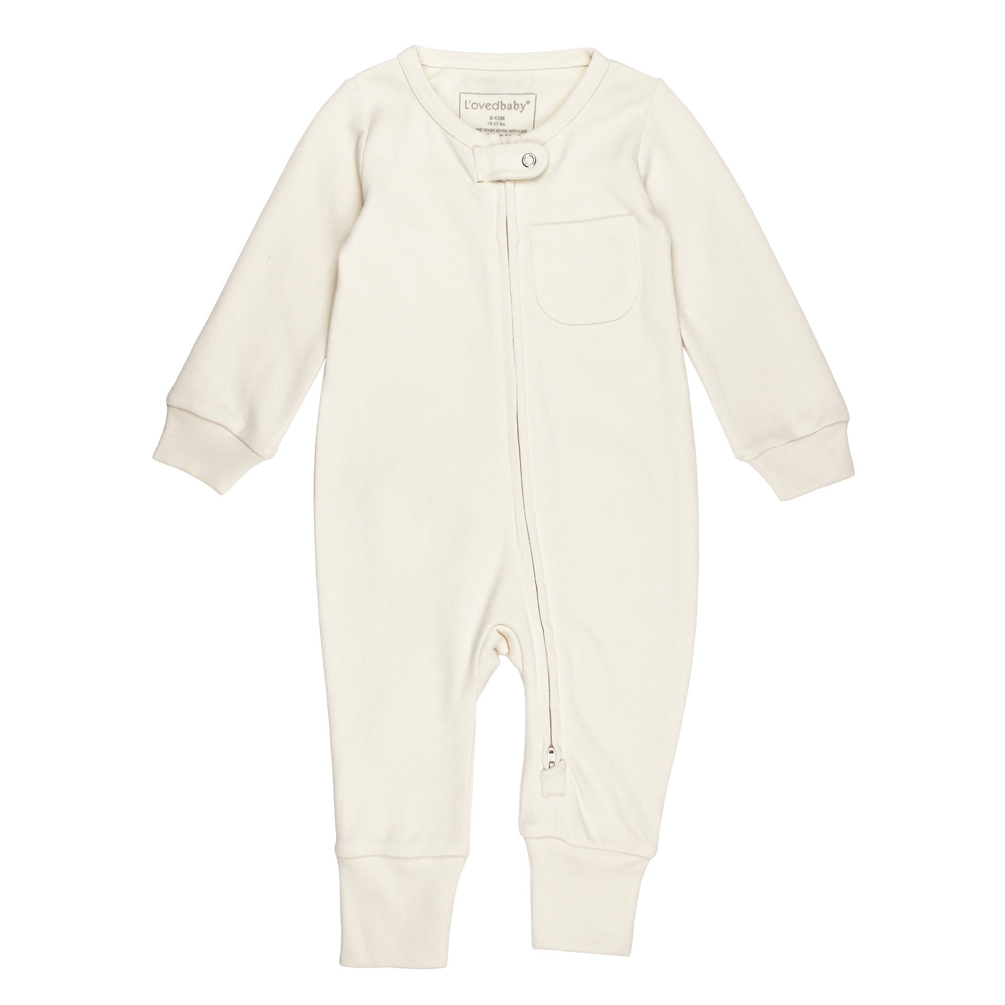 Buttercream | Organic Zipper Romper