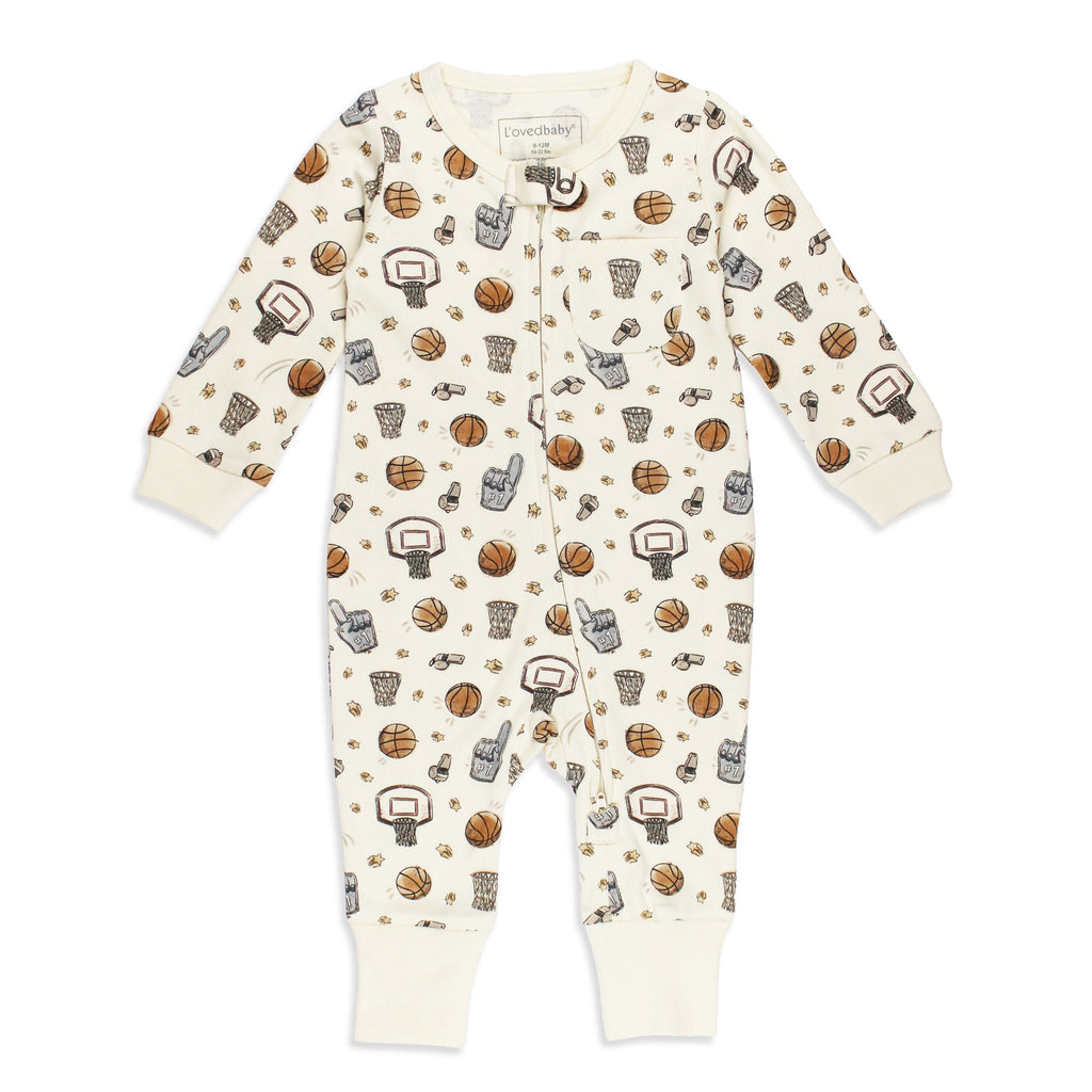 Organic Zipper Romper
