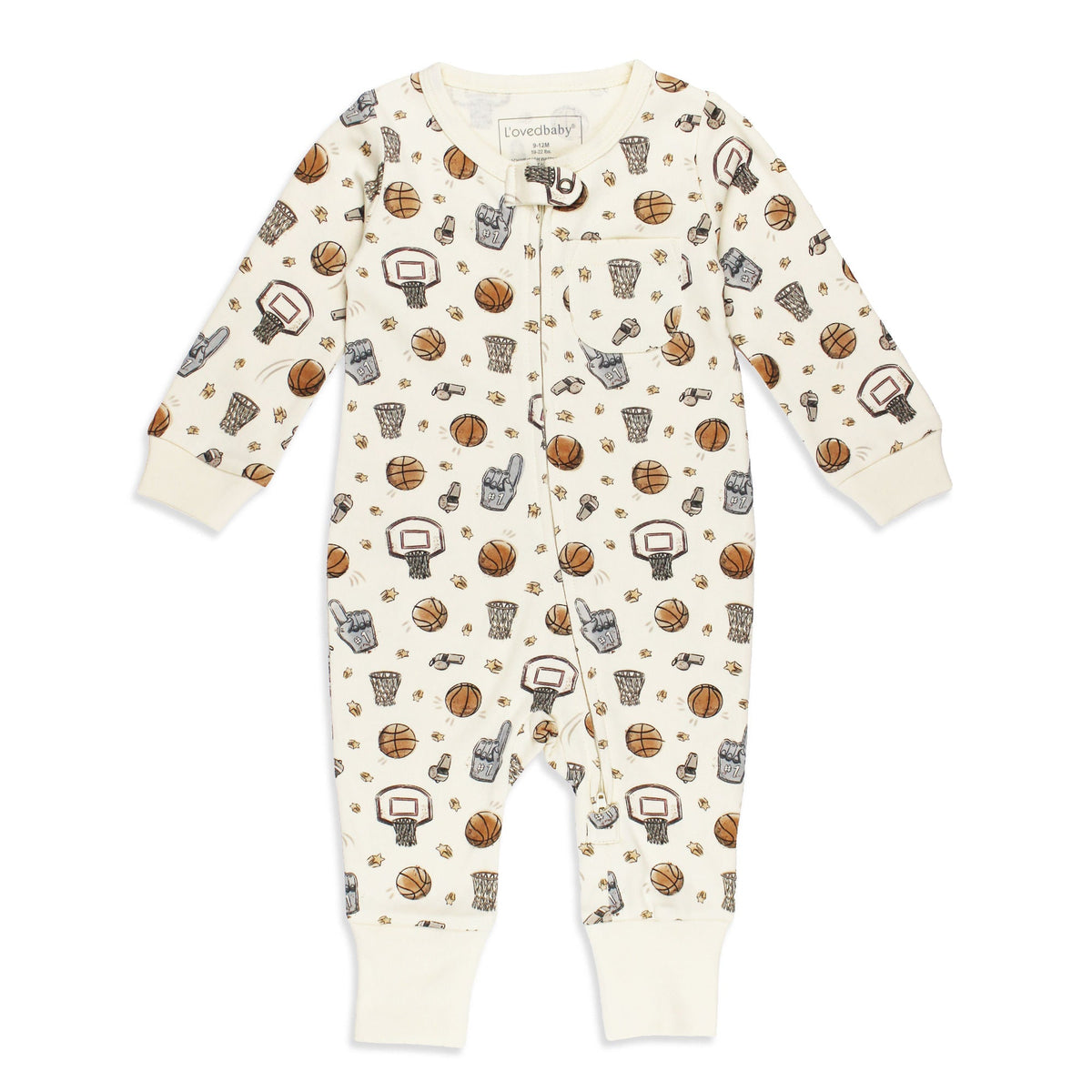 Organic Zipper Romper