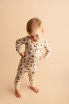 Organic Zipper Romper