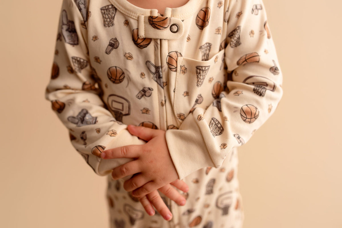 Organic Zipper Romper