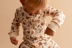 Organic Zipper Romper