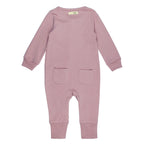 Lavender | Organic Zipper Romper