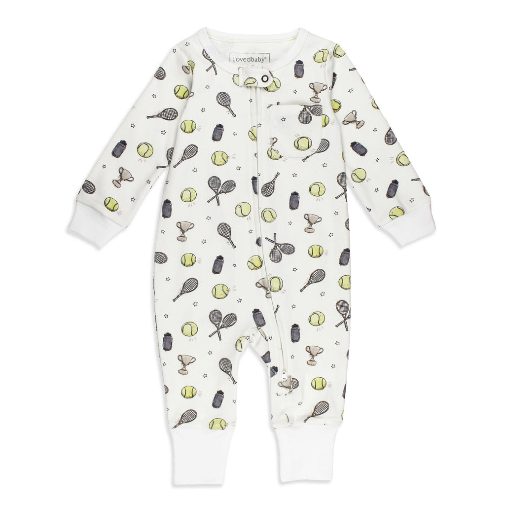 Organic Zipper Romper
