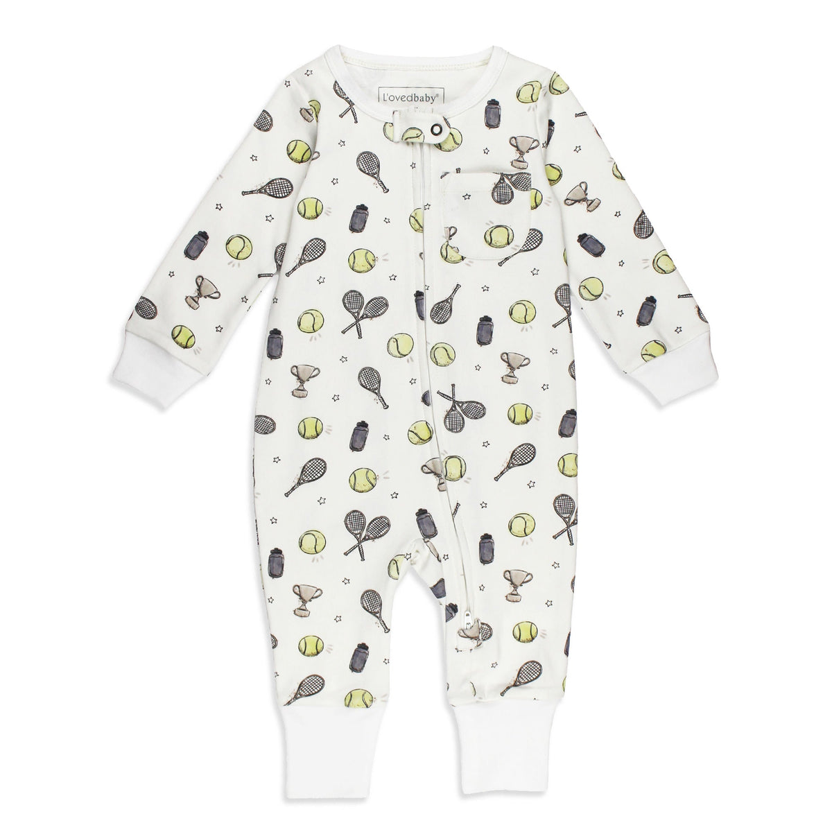 Organic Zipper Romper