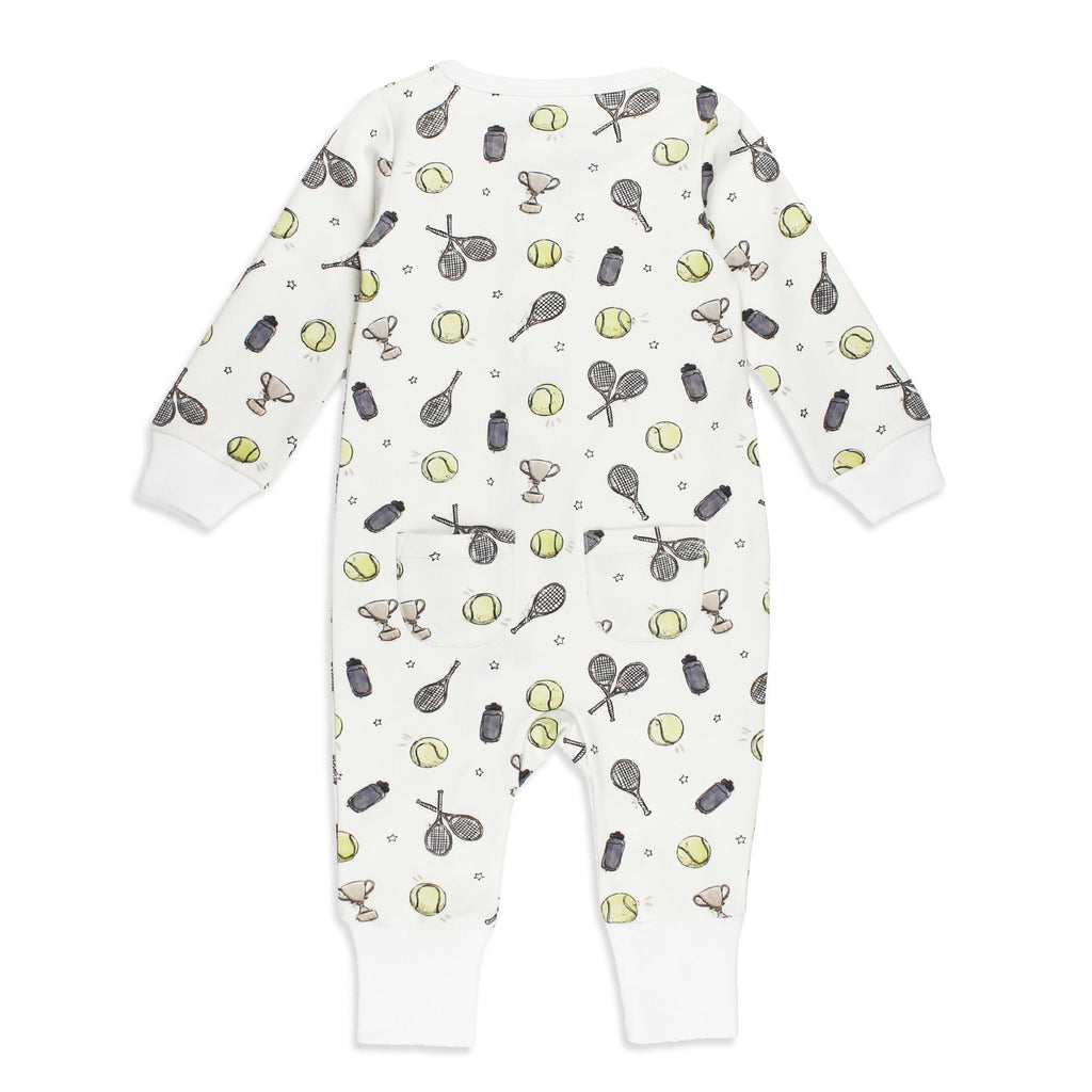 Organic Zipper Romper