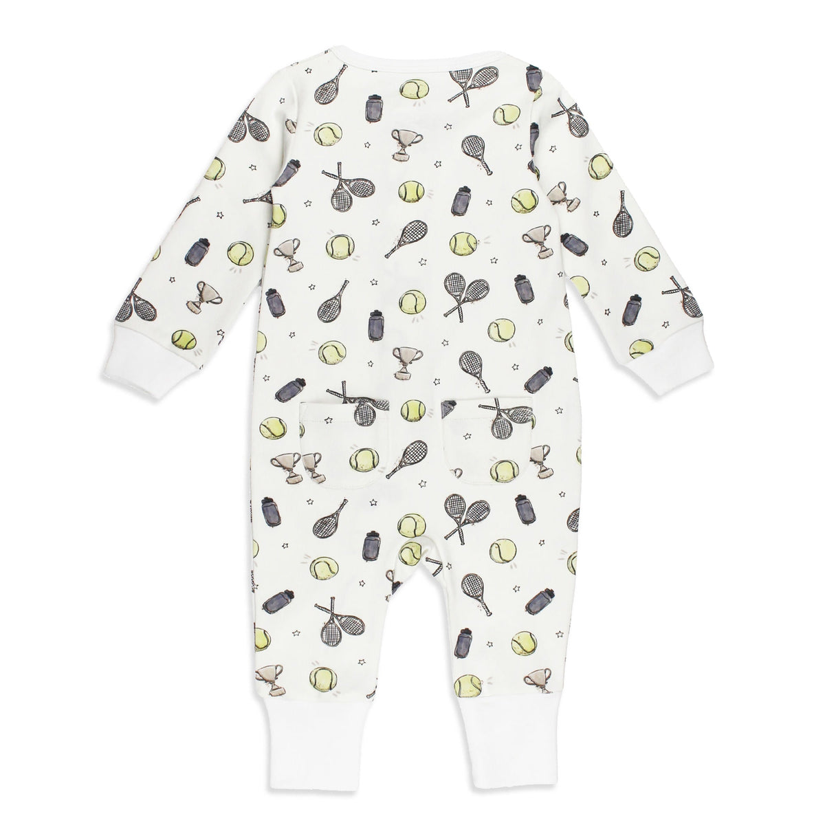 Organic Zipper Romper